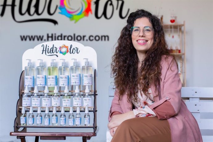 Raquel Muñoz, fundadora de la empresa de geles hidroalcohólicos Hidrolor