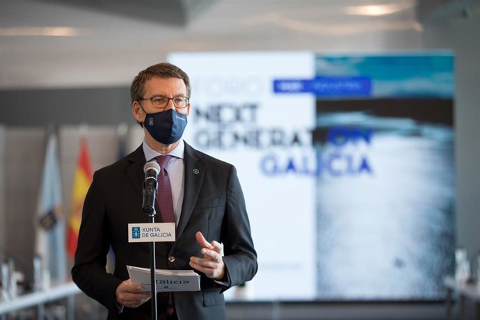 Alberto Núñez Feijóo en acto sobre fondos Next Generation