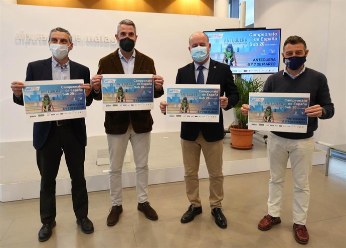 Presentación de XLVIII Campeonato de España Sub-20 de Atletismo en pista cubierta, que se celebra este fin de semana en Antequera