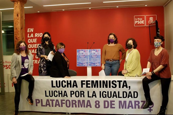 Plataforma 8 de marzo presentan el acto central del Día Internacional de la Mujer