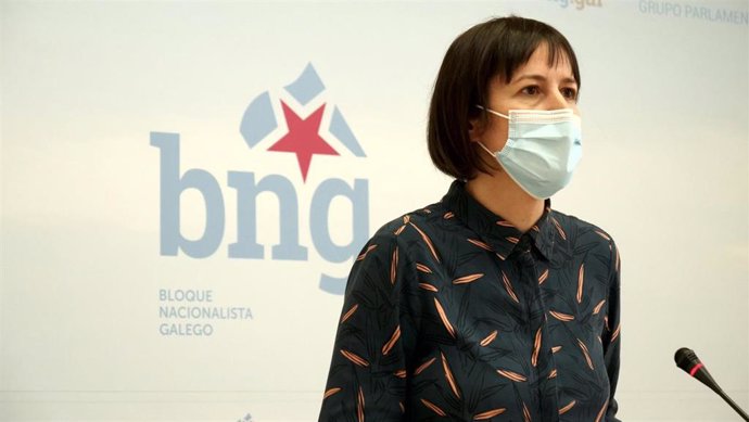 Archivo - La portavoz nacional del BNG, Ana Pontón, en rueda de prensa