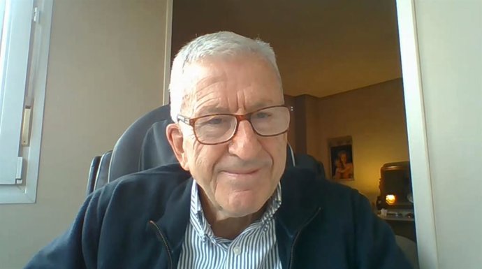 Manuel Bretón, Presidente Nacional De Cáritas Española, Durante Su Intervención Por Videoconferencia En Las Jornadas Internacionales De Caridad Y Voluntariado De La UCAM.