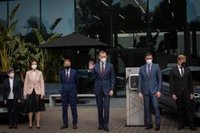 El Rey abandona la fábrica de la Seat tras visitarla por su 70 aniversario