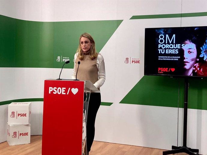 María Naval, secretaria de Igualdad en el PSOE de Cádiz