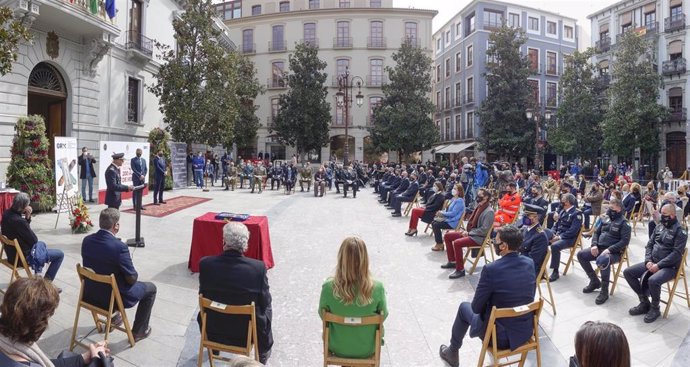 Celebración de la festividad de San Juan de Dios, patrón de los bomberos de Granada