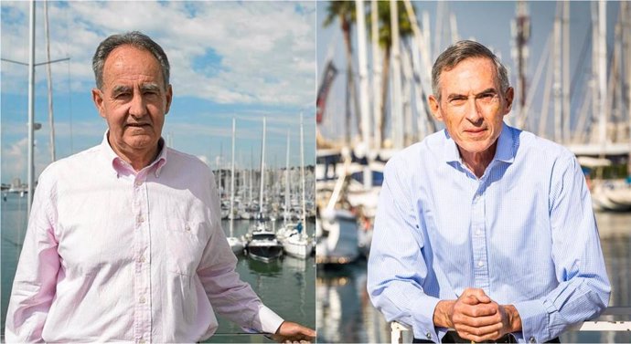 Archivo - Javier Sanz y Pepe Martínez, candidatos a la presidencia de la Real Federación Española de Vela
