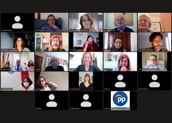 Reunión PP de Málaga con representantes del tejido social