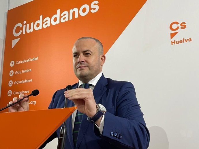 El parlamentario de Cs por Huelva y vicepresidente tercero del Parlamento de Andalucía, Julio Díaz, en una imagen de archivo.
