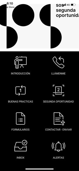 Aplicación 'SOS Segunda Oportunidad'