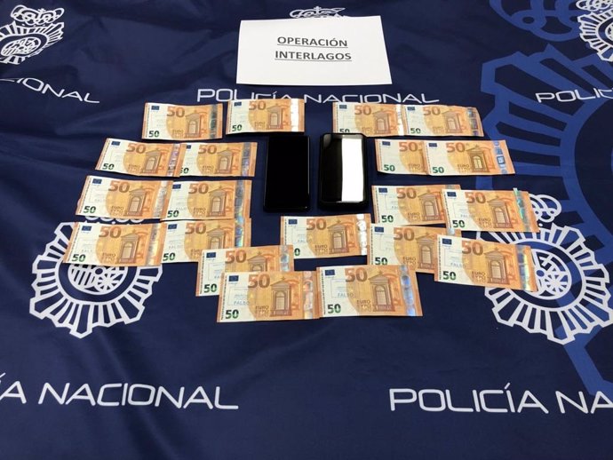 La Policía Nacional detiene a cuatro personas en dos operaciones contra la introducción y distribución de moneda falsa