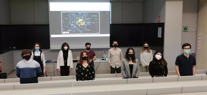 Estudiantes de Periodismo de la Universidad de Navarra creadores del Mapa del Miedo de Pamplona