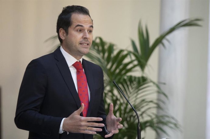 El vicepresidente de la Comunidad de Madrid y consejero de Deportes, Transparencia y portavoz del Gobierno, Ignacio Aguado.