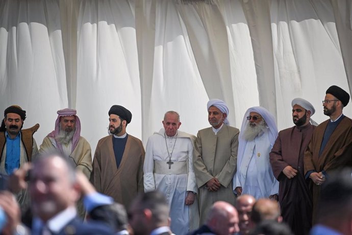 El Papa en el encuentro interreligioso en Irak
