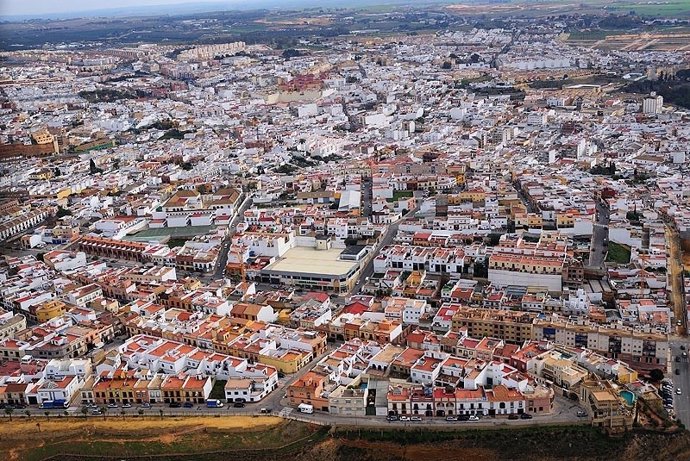 Archivo - Vista aérea de Alcalá