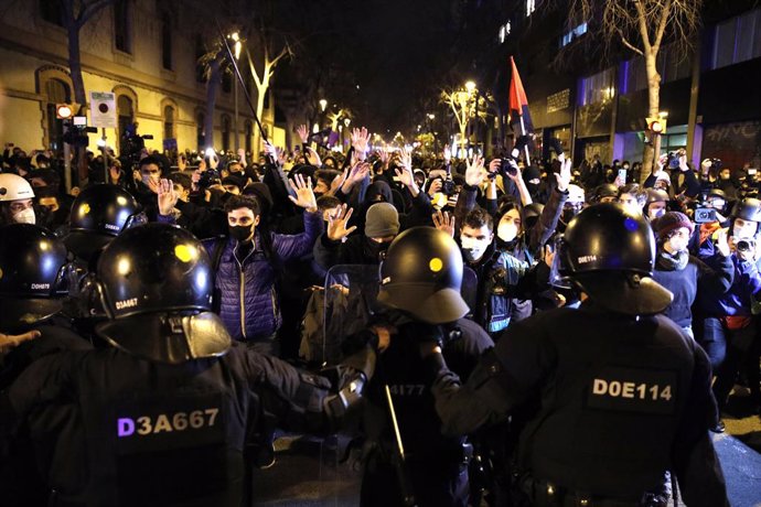 Nova manifestació a Barcelona