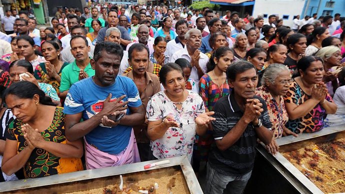 Archivo - Conmemoración de los atentados de Pascua en Sri Lanka