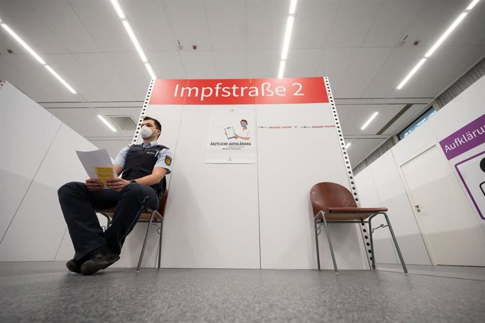 Centro de vacunación contra el coronavirus en Alemania