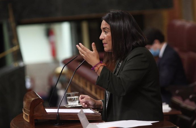 Archivo - La diputada de Ciudadanos, María del Carmen Martínez Granados, interviene en una sesión plenaria en el Congreso de los Diputados, en Madrid (España), a 10 de septiembre de 2020. En el pleno de hoy, el Congreso debate, entre otras cuestiones, e