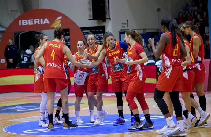 Archivo - Selección española femenina de baloncesto