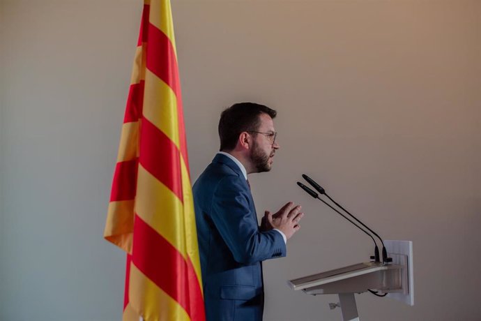 El vicepresidente en funciones de la Generalitat, Pere Aragons