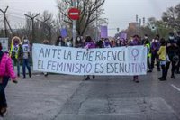 Comisión 8M denuncia el "ataque" a las mujeres en la decisión del TSJM y recuerda que se han adaptado a la pandemia