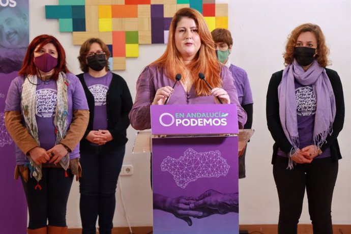 La coportavoz de Podemos Andalucía, Susana Serrano.