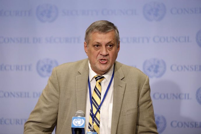 Archivo - El enviado especial de la ONU para Libia, Jan Kubis