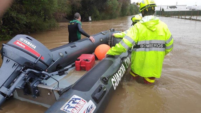Inundaciones en Los Barrios