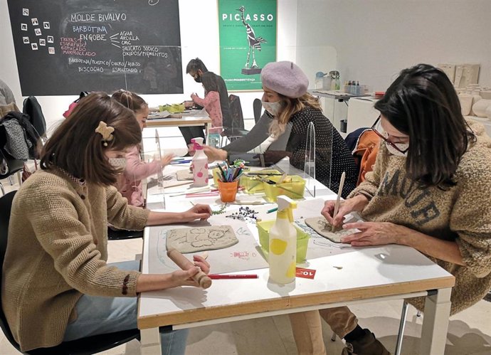Uno de los talleres celebrados en el Museo Picasso Málaga