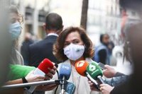 8M.- Calvo, sobre la prohibición de marchas hoy tras las aglomeraciones del derbi: "No es comparable, fue espontáneo"