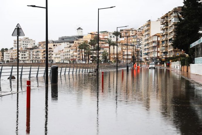 Lluvias caídas en Águilas