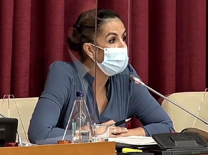 Archivo - La concejala de Economía y Hacienda, Esmeralda Campos, defiende las Ordenanzas fiscales del Ayuntamiento de Logroño para 2021.