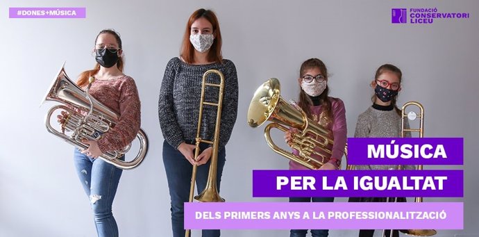 La Fundació Conservatori Liceu lanza un vídeo que reivindica la importancia de visualizar a las mujeres en la música.