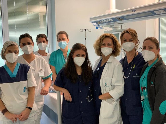 Parte de la plantilla del Hospital Quirónsalud Sagrado Corazón