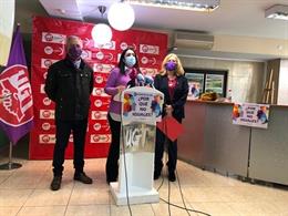 Acto de UGT-A en Málaga con motivo del 8 de marzo