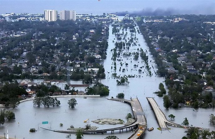 Inundaciones por el huracán Katrina