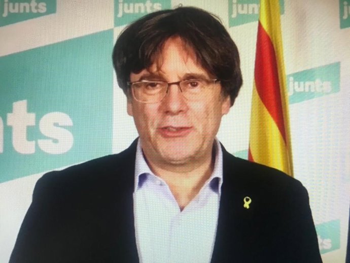El expresidente de la Generalitat Carles Puigdemont