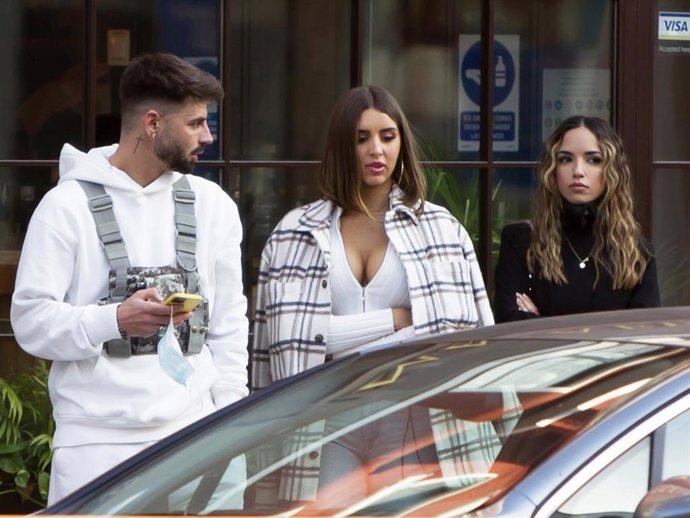 Marina e Isaac compartieron confidencias durante una comida en la capital con Lucía