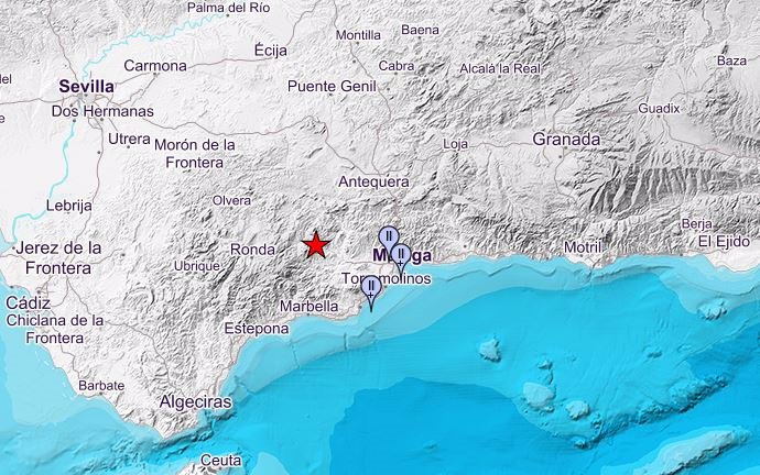 Seísmo de magnitud 3.1 con epicentro en Casarabonela (Málaga)