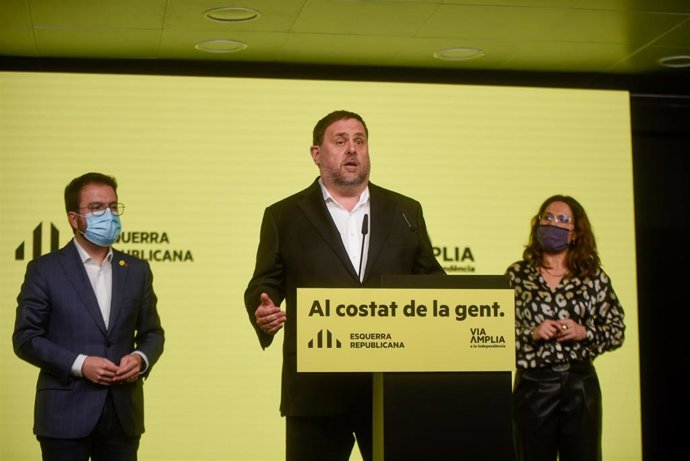 El presidente de ERC, Oriol Junqueras.