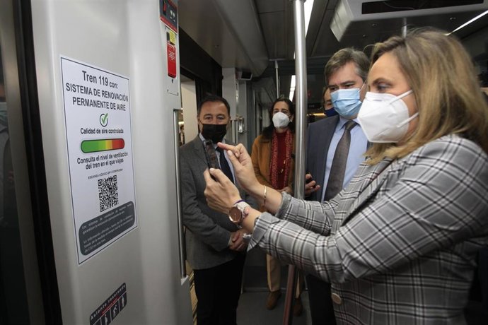 Carazo, en el metro de Sevilla