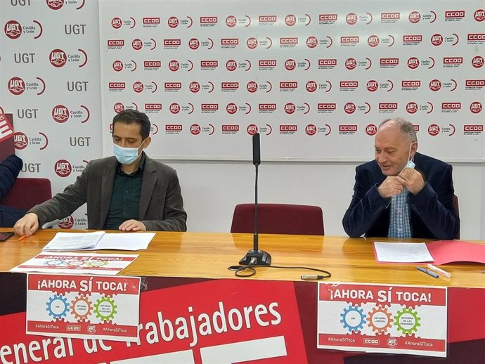 Faustino Temprano y Vicente Andrés presentan las movilizaciones previstas para los días 11 de cada mes