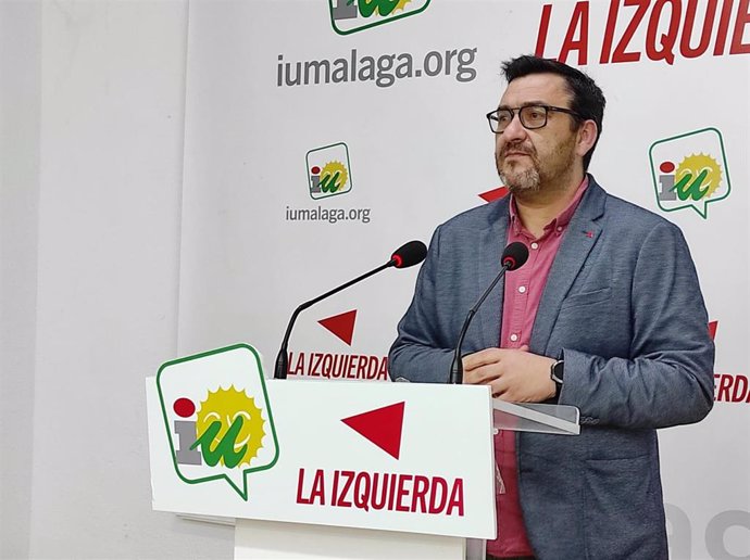 Guzmán Ahumada en rueda de prensa en Málaga