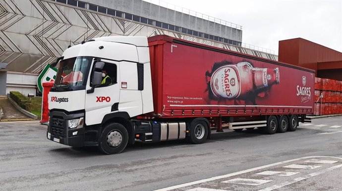 Camión de XPO en Portugal