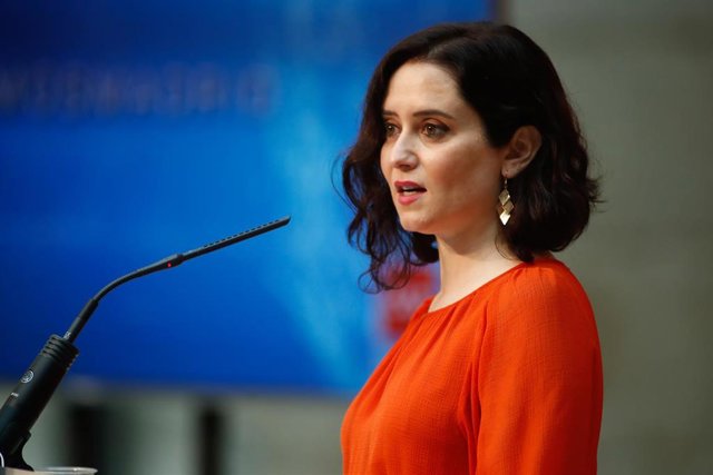 La presidenta de la Comunidad de Madrid, Isabel Díaz Ayuso