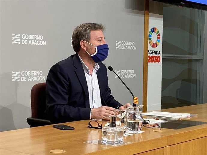 El consejero de Vertebración del Territorio, Movilidad y Vivienda del Gobierno de Aragón, José Luis Soro.