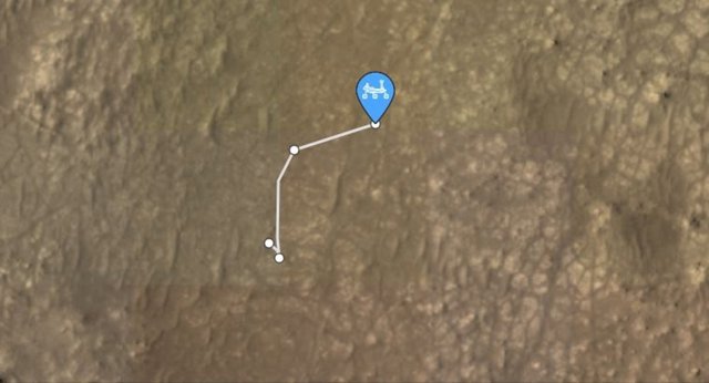 Primeras etapas recorridas por el rover Perseverance