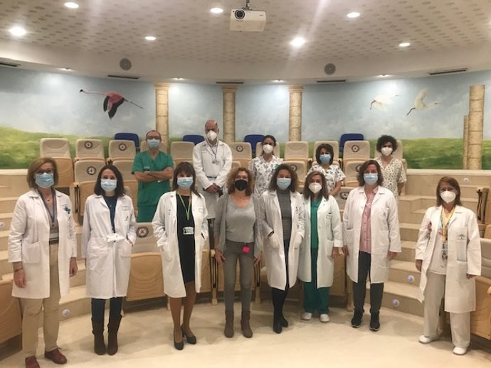Profesionales del Hospital de Jerez de Asistencia al Nacimiento y Lactancia