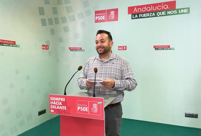 El secretario de Coordinación de Comarcales del PSOE de Sevilla, Diego Manuel Agüera