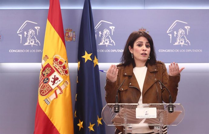 La portavoz parlamentaria del PSOE, Adriana Lastra